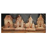 WWII German WHW Plastic City Gate Ornaments (4)