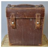 WWII German Red Cross DRK Leather Medical Satchel