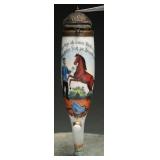 German Porcelain Regimental Pipe with Helmet Lid
