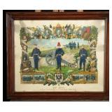 Bavarian Field Artillery Service Print, 1908-1910