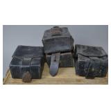 WWII German Single-Cell Leather K98 Ammo Pouches