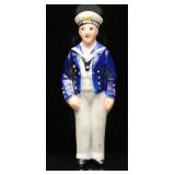 1940s Hand-Painted German Sailor Celluloid Brooch