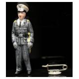 1940s German Luftwaffe Officer Celluloid Brooch