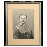 Framed Imperial German Soldier Portrait