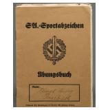 Nazi SA Stormtropper Award Booklet WWII