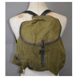 Third Reich Canvas Combat Rucksack, A. G. Marked
