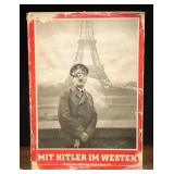 1940 Mit Hitler im Westen Propaganda Photo Book
