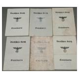 German Third Reich Kennkarte Personal IDs