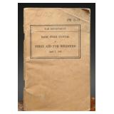 US Army FM 21-11 First Aid Manual, April 7, 1943
