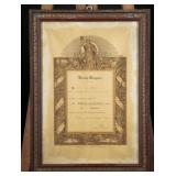 1906 Imperial German Marksmanship Certificate