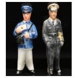 1940s German Postal & Police Celluloid Brooches