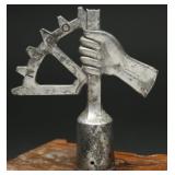 German NSBO Cast Metal Flag Pole Top Finial