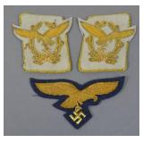 Luftwaffe Officer Collar Tabs & Breast Eagle