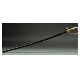 WWII Eickhorn SS Officer Degen Sword with