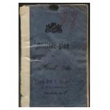Bavarian WWI Military ID Booklet w/ Award Entries
