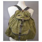 WWII German M31 Olive Canvas Rucksack