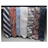Seven Vtg. Designer and NOS Printed Necktie