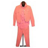 Vtg 1980s Esprit Sport 3-Piece Cotton Denim Set