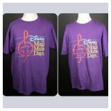 Two Vtg 90s Disney Magic Music Days T-Shirt OSFA