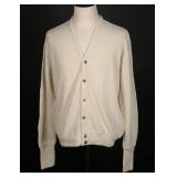 NOS Vintage 1990s Jantzen Cream Acrylic Cardigan