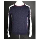 Vtg 70s Lord & Lord Striped Acrylic Ski Sweater