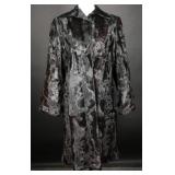 Vintage 40s Black Sheared Lamb Coat by Duplers