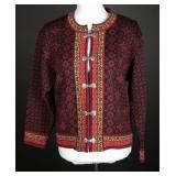 Vintage Skjï¿½veland Norwegian Wool Clasp Cardigan