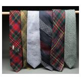 Six Vtg. Wool & Silk Men