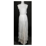 Antique C. 1900 Edwardian Cotton Combination Slip