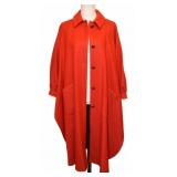 Late 70s Vintage Pendleton USA Red Wool Cape Coat