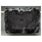 Vintage 1940s-50s Dyed Sable Fur Hand Muff