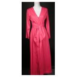 Vintage 1970s Vanity Fair Coral Nylon Hostess