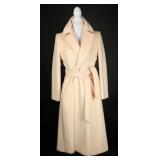 Vtg 80s Karen Fashions For Forstmann Wool Trench