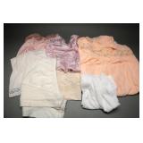 Vintage 80s Lingerie & Bed Jacket Group, Lot of 7