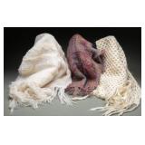 Vintage Italian Mohair & Cheryl Thomas Shawl Lot
