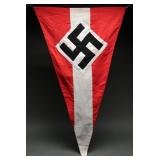 German Hitler Youth Style Triangular Pennant