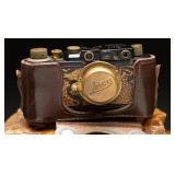 Vintage Snakeskin Leica-Style Zorki Camera