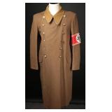WWII German NSDAP Political Leader Greatcoat