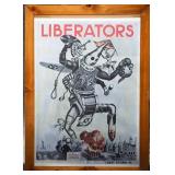 WWII Dutch Anti-American Propaganda Poster Print