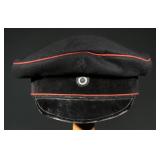 Weimar Prussian Fire Brigade Visor Cap c. 1925-33