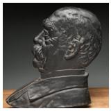 Late 19th C. Cast Iron Bismarck Wall Relief