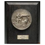 1935 German Machine Gun Marksmanship Award Plaque