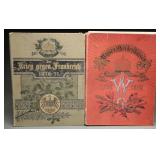 1895 & 97 German Imperial Era History Books, (2)