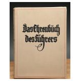 1933 Das Ehrenbuch Des Fï¿½hrers Hardcover Book