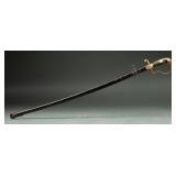 WWII German Heer Officer Lion-Head Saber by PUMA