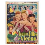 Belgian Movie Poster "Jeunes Filles de Vienne"