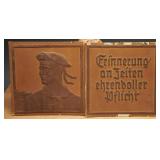 German Kriegsmarine Wood Commemorative Plaques, 2