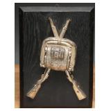 German Infantry Field Gear Wall Plaque