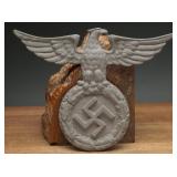 German National Eagle Cast Aluminum Wall Insignia