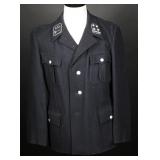 Post WWII Navy Tunic w/ SS-Style Collar Insignia